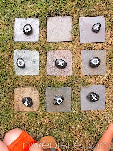 Outdoor Tic Tac Toe - DIY Project for Kids - Typically Simple