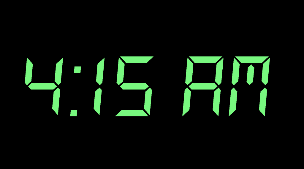 alarm 45 minutes