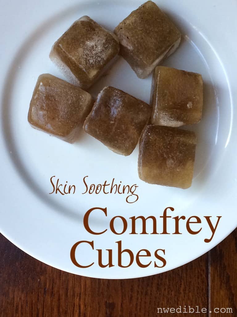 skin soothing sunburn comfrey cubes