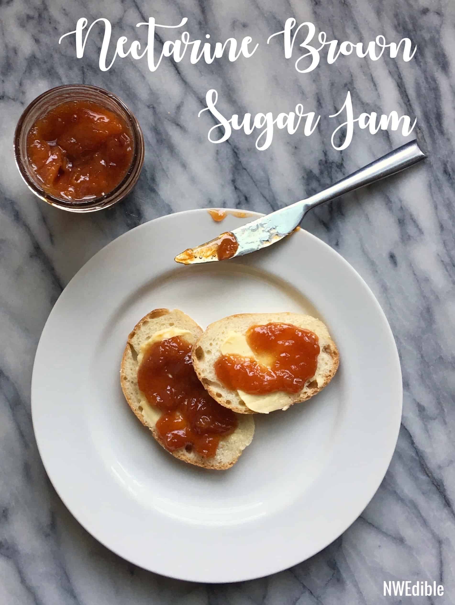 Nectarine Brown Sugar Jam Recipe
