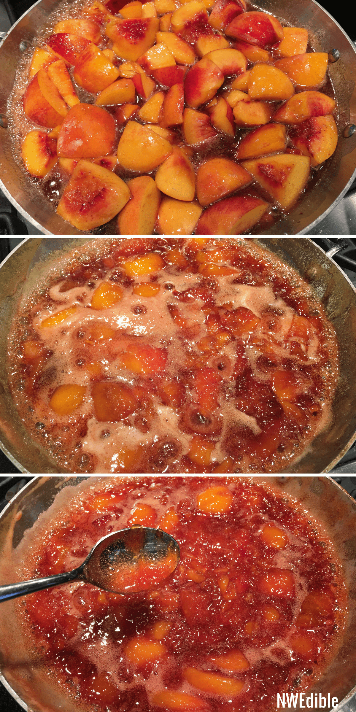 Nectarine Jam Progress