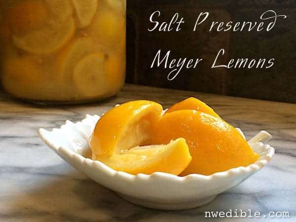 Salt Preserved Meyer Lemons