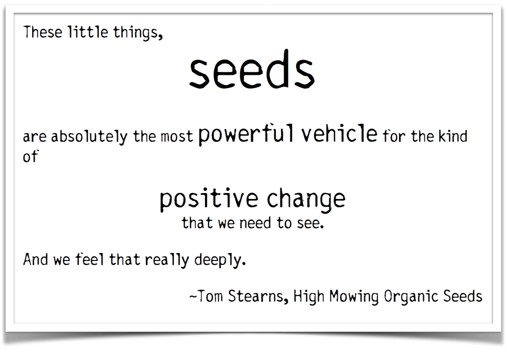 seeds quote tom stearns