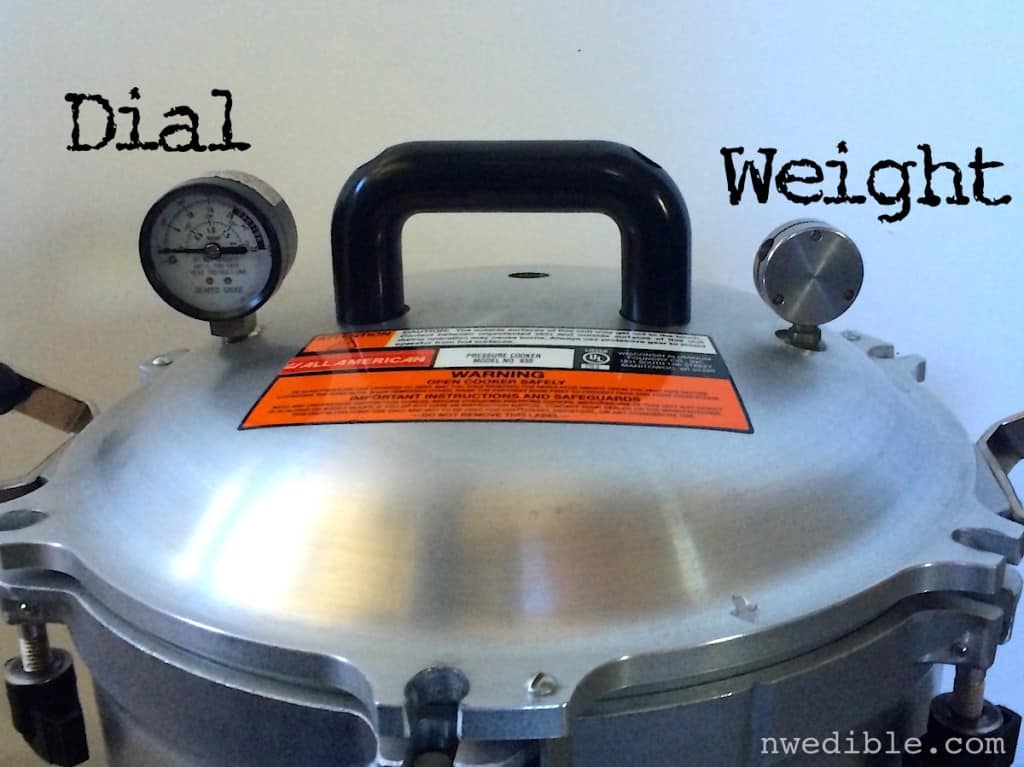 Dial and Weight on Pressure Canner