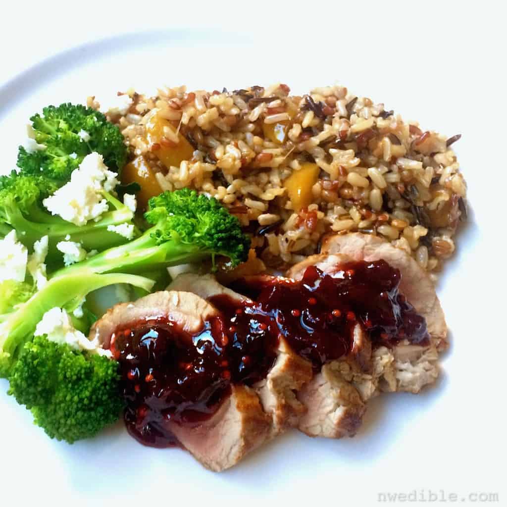 Pork with Cherry Chutney