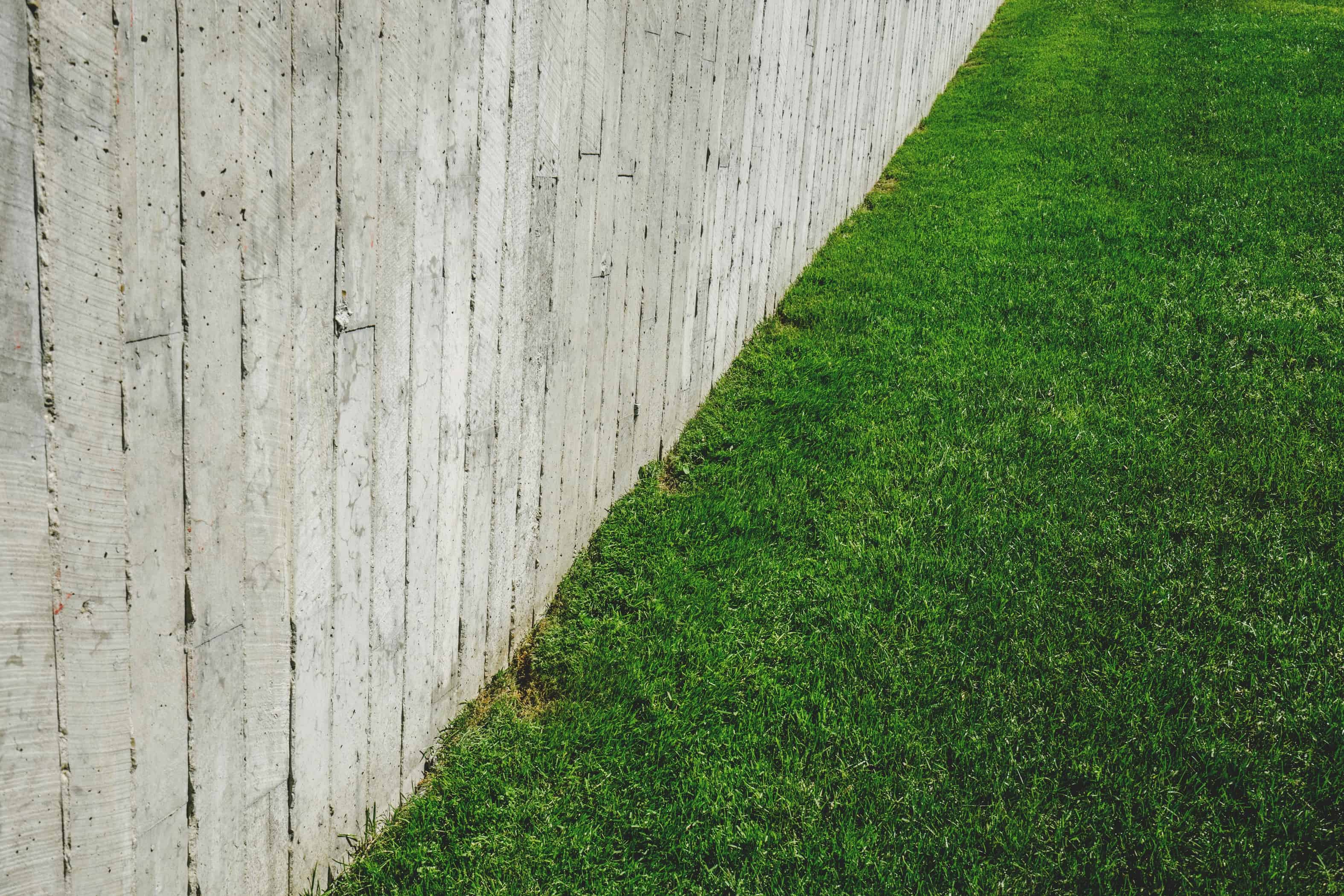 If grass is the only socially acceptable choice, you might need a solid fence.