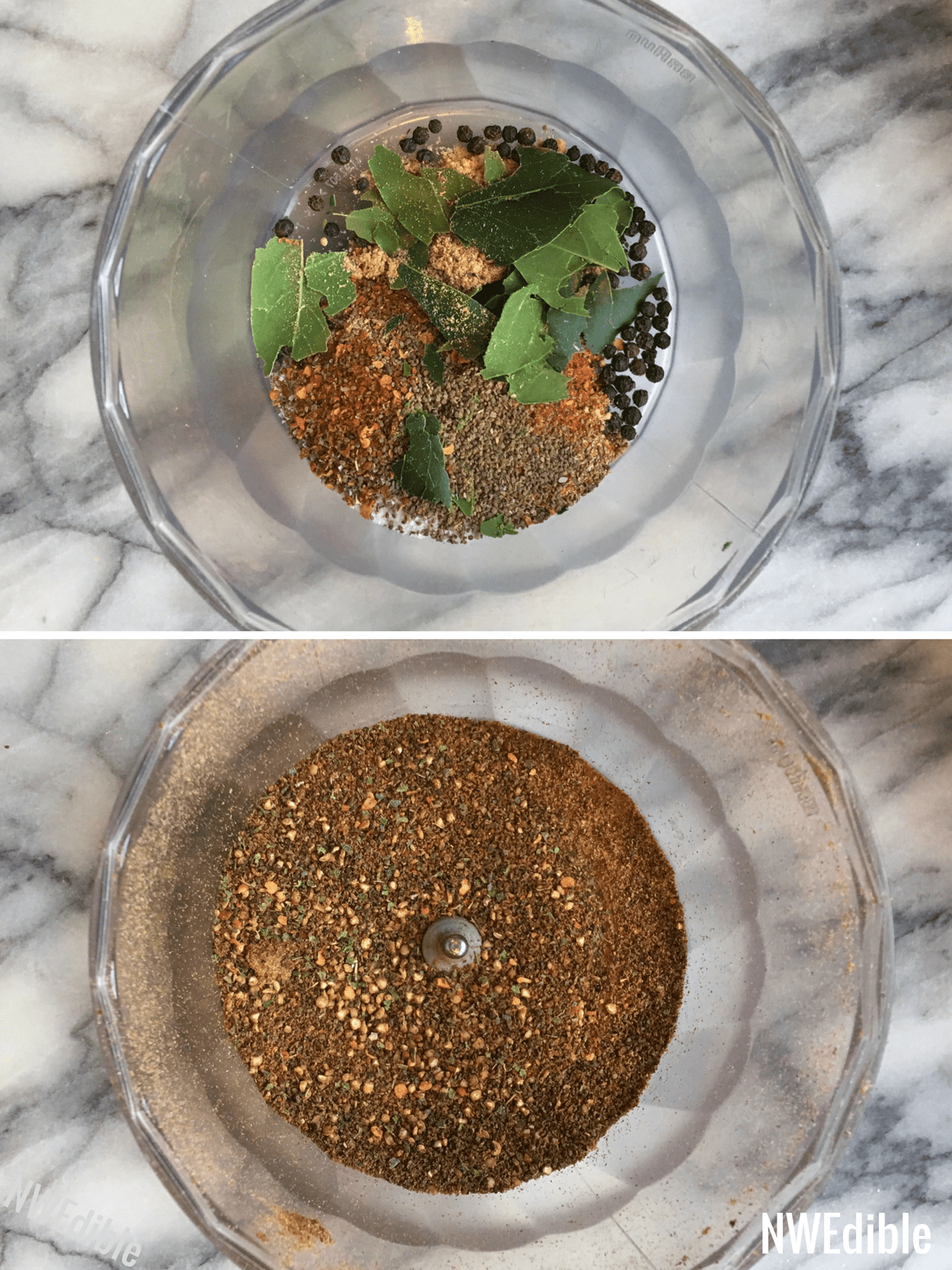 DIY Old Bay Seasoning Before After