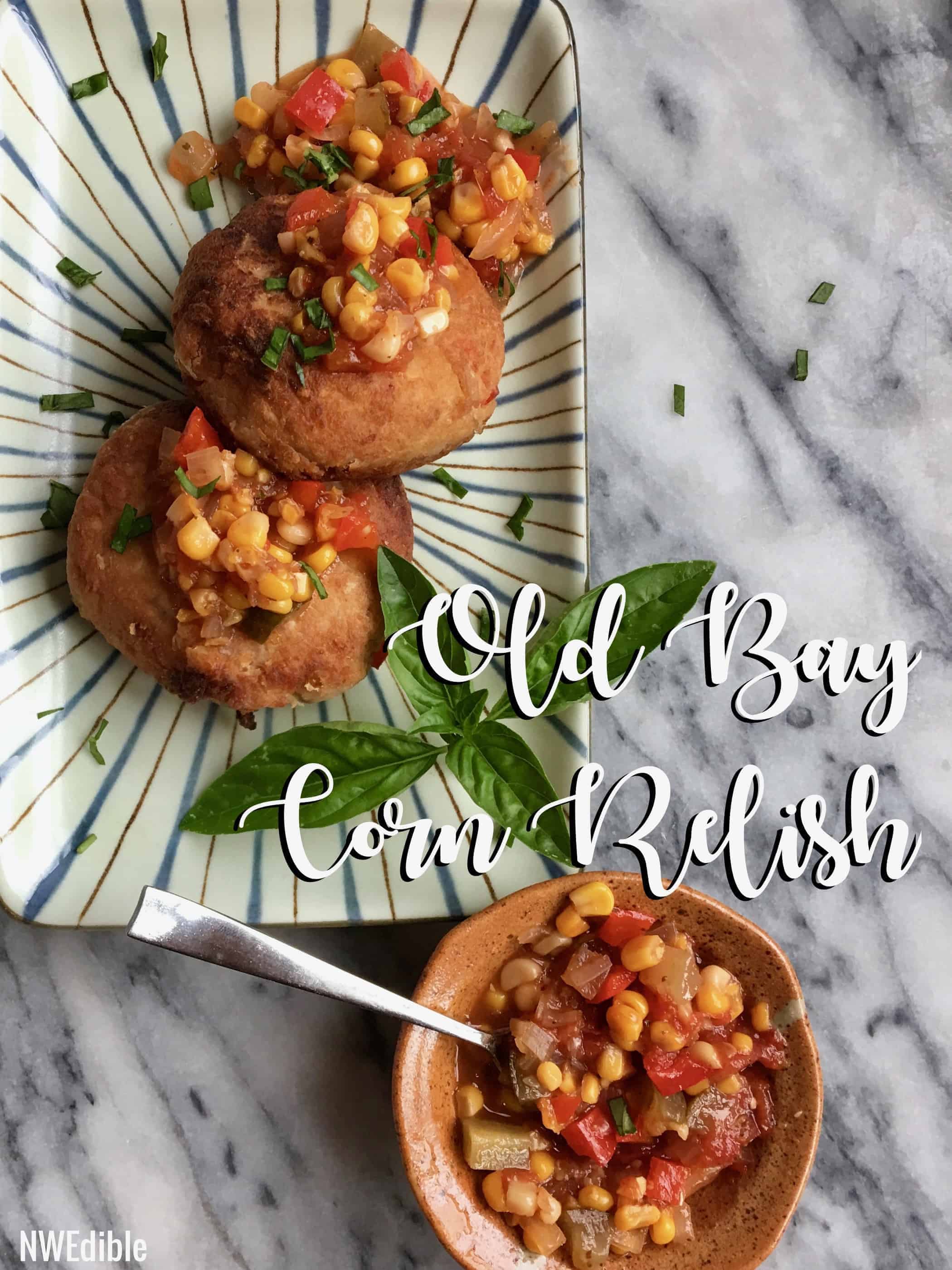 Old Bay Corn Relish Share Pin